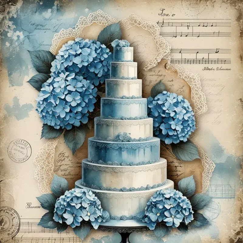 Vintage Romantic Ephemera Journal Art