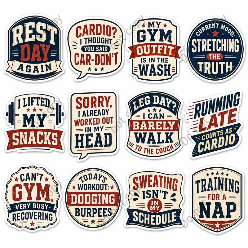 Snarky Funny Quote Stickers