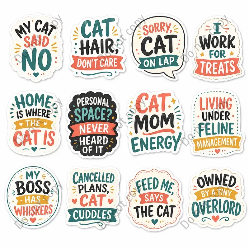 Snarky Funny Quote Stickers