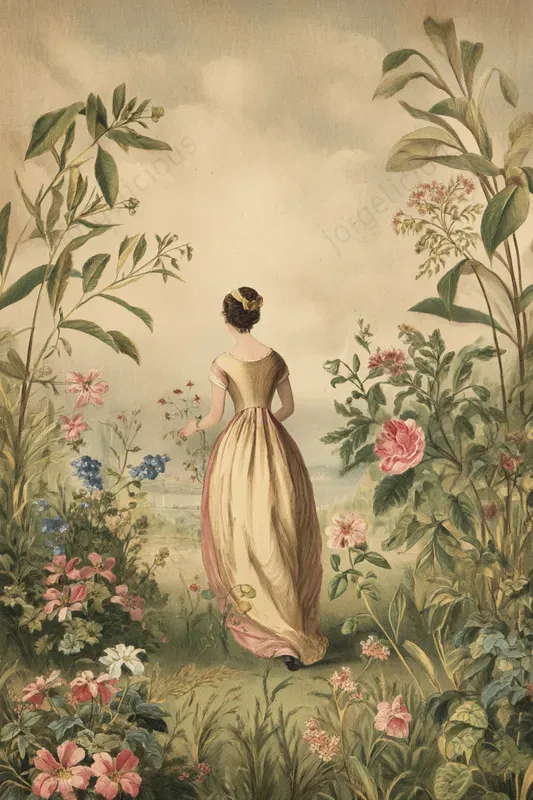 Vintage Pastel Landscape Illustrations