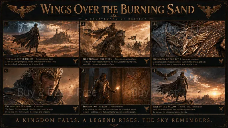 Cinematic Storyboard Visual Stories