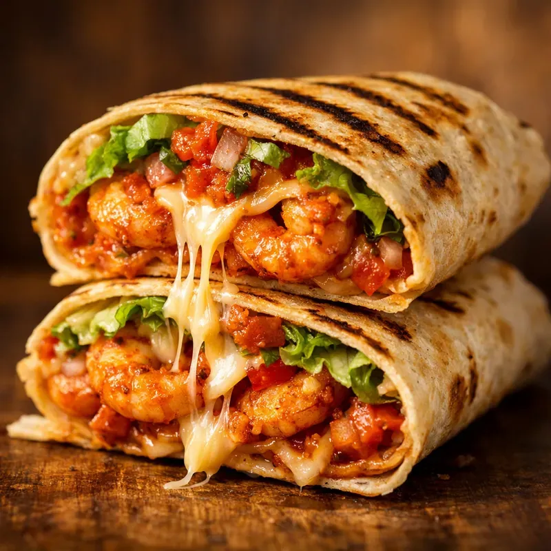 Cinematic Stuffed Wrap Foods
