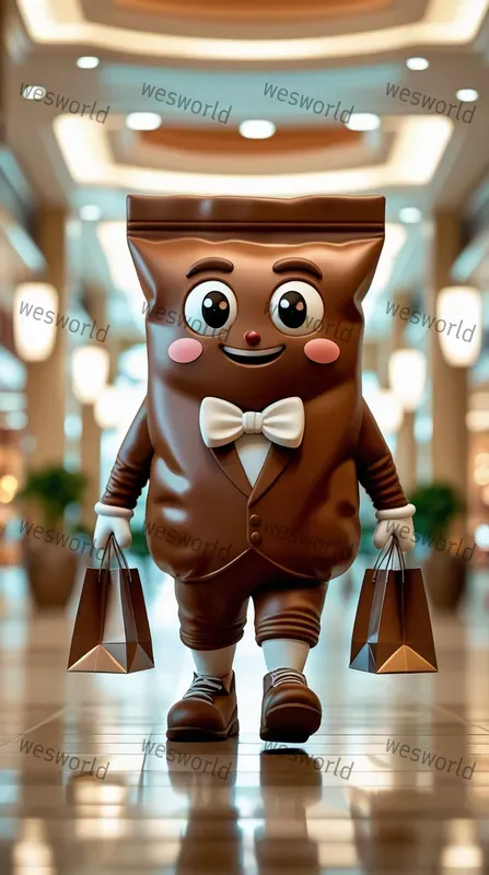 Character Snacks Mascot Visual Branding