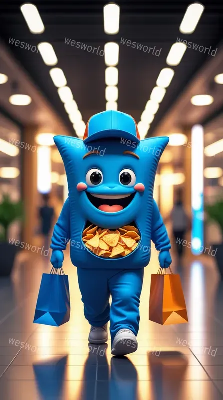 Character Snacks Mascot Visual Branding