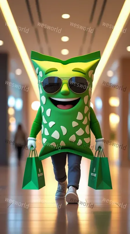 Character Snacks Mascot Visual Branding