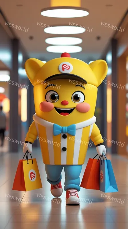 Character Snacks Mascot Visual Branding