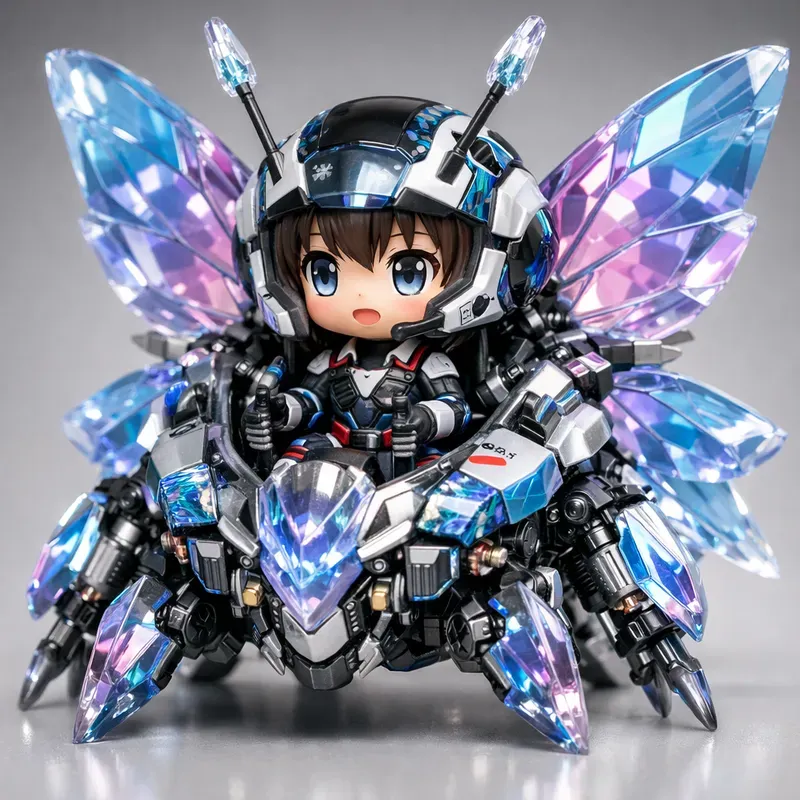 Chibi Mecha Creature Vehicles