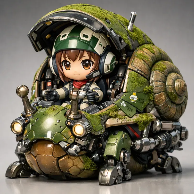 Chibi Mecha Creature Vehicles