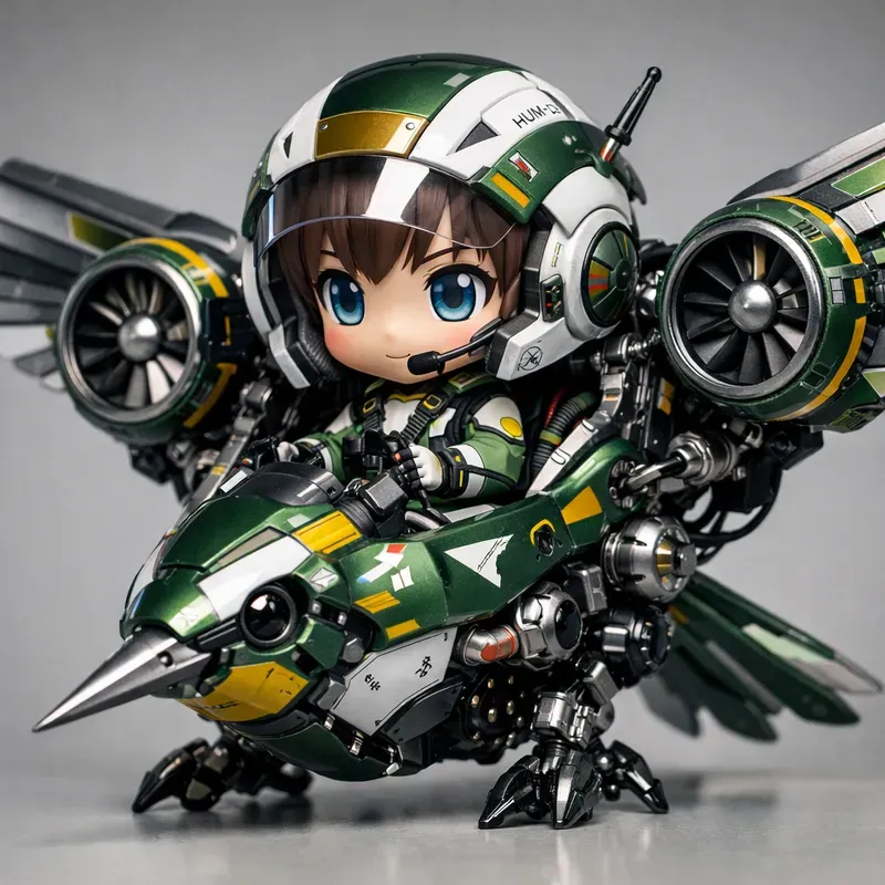 Chibi Mecha Creature Vehicles