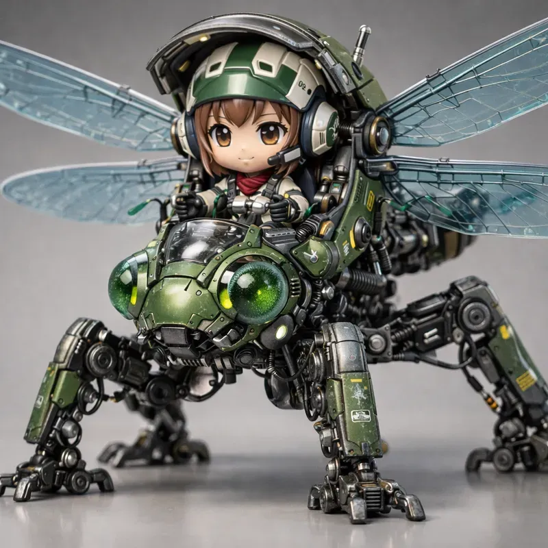 Chibi Mecha Creature Vehicles