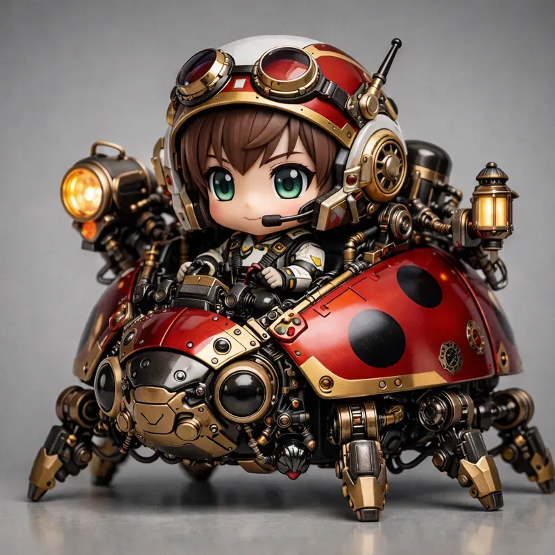 Chibi Mecha Creature Vehicles