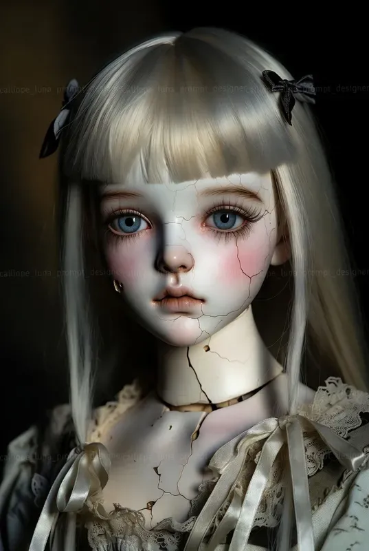 Porcelain Crack Portraits