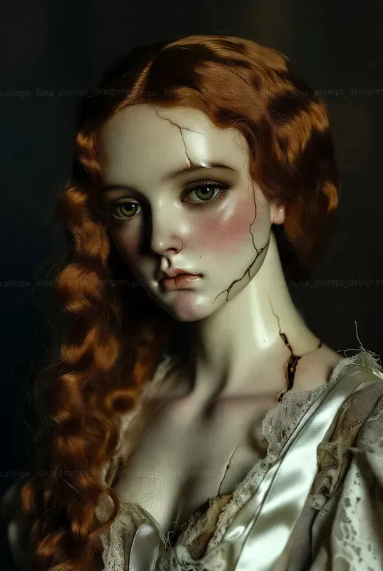 Porcelain Crack Portraits