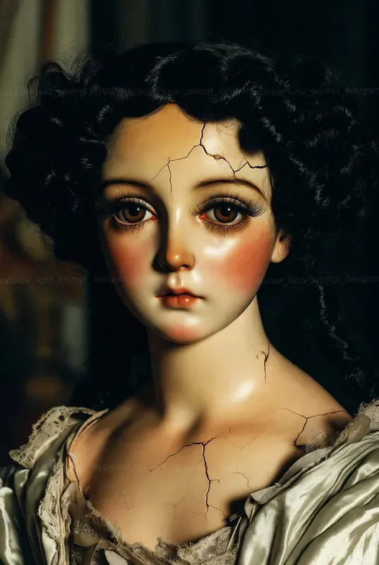 Porcelain Crack Portraits