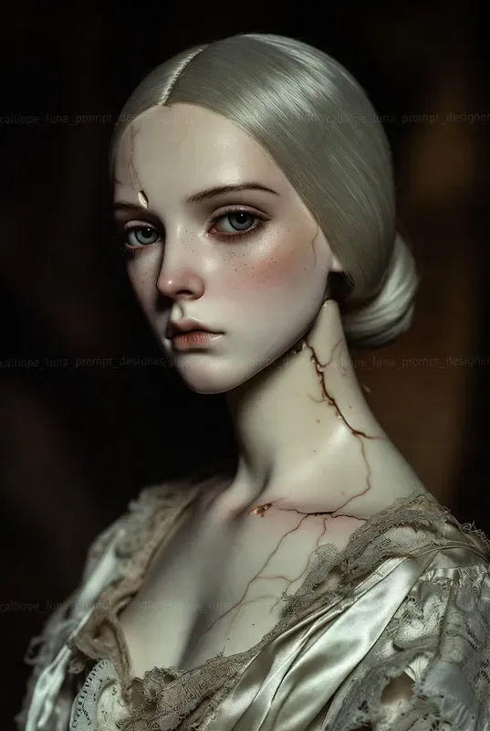 Porcelain Crack Portraits