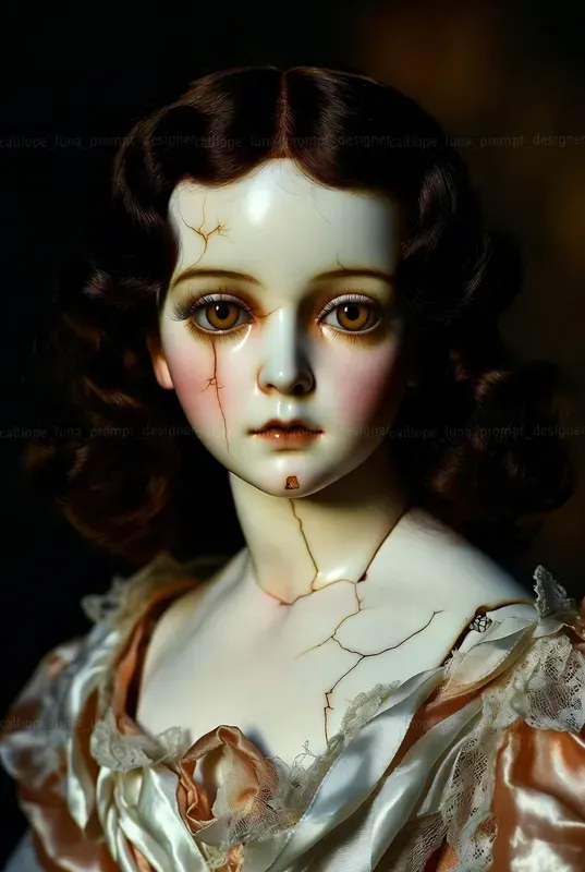 Porcelain Crack Portraits