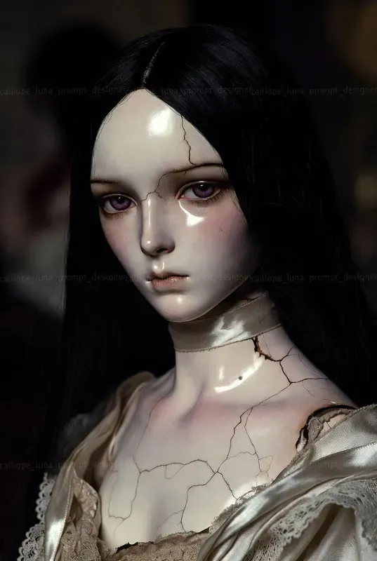 Porcelain Crack Portraits