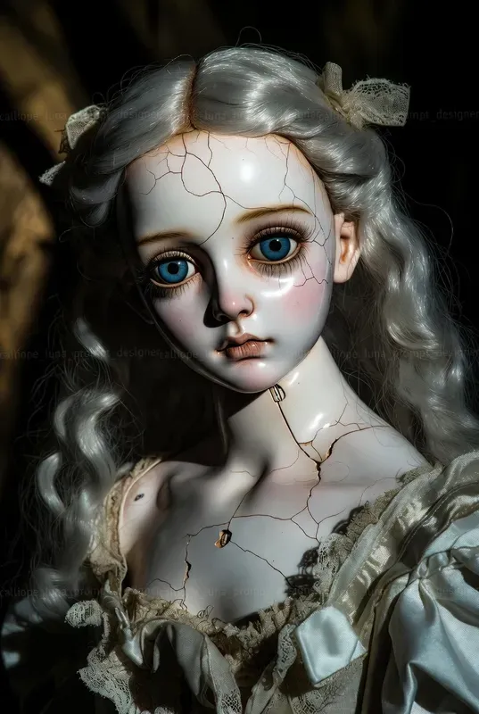 Porcelain Crack Portraits