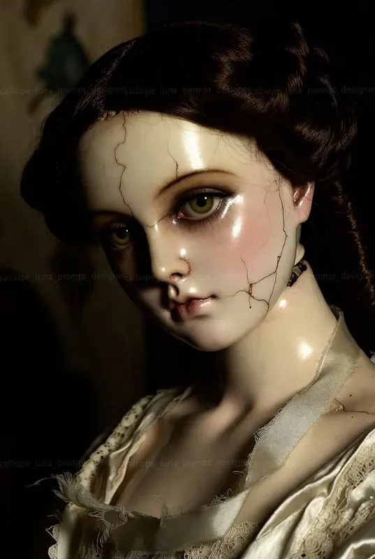 Porcelain Crack Portraits