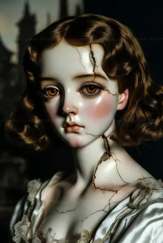 Porcelain Crack Portraits