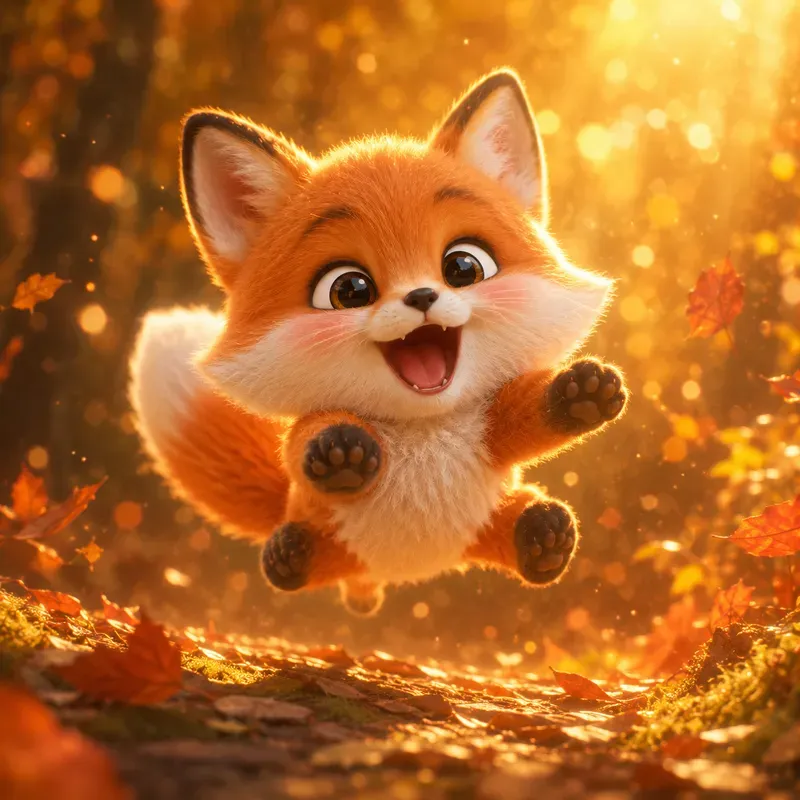 Adorable Glow Mascot Graphic Generator