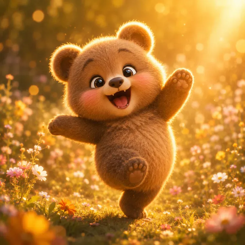 Adorable Glow Mascot Graphic Generator