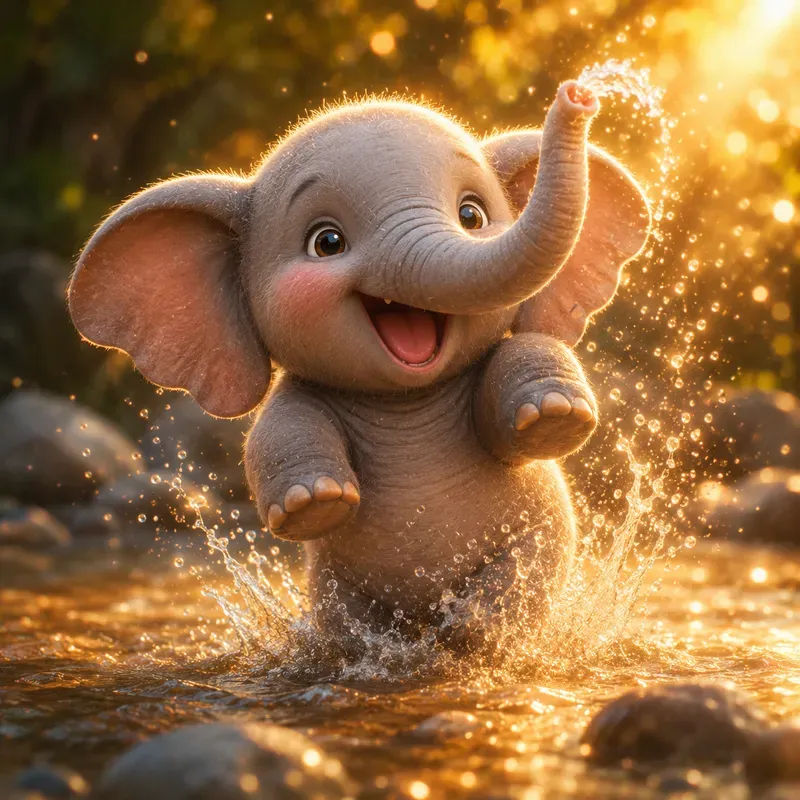 Adorable Glow Mascot Graphic Generator
