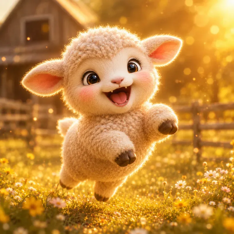 Adorable Glow Mascot Graphic Generator