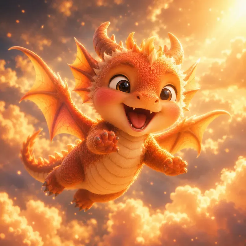 Adorable Glow Mascot Graphic Generator