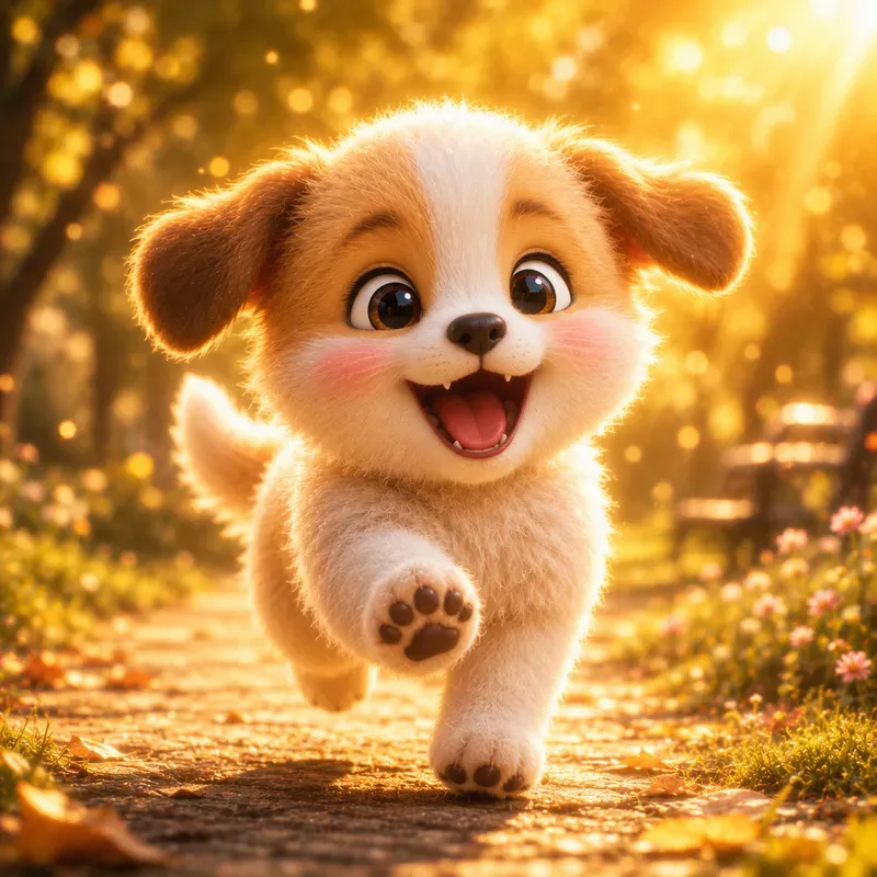 Adorable Glow Mascot Graphic Generator