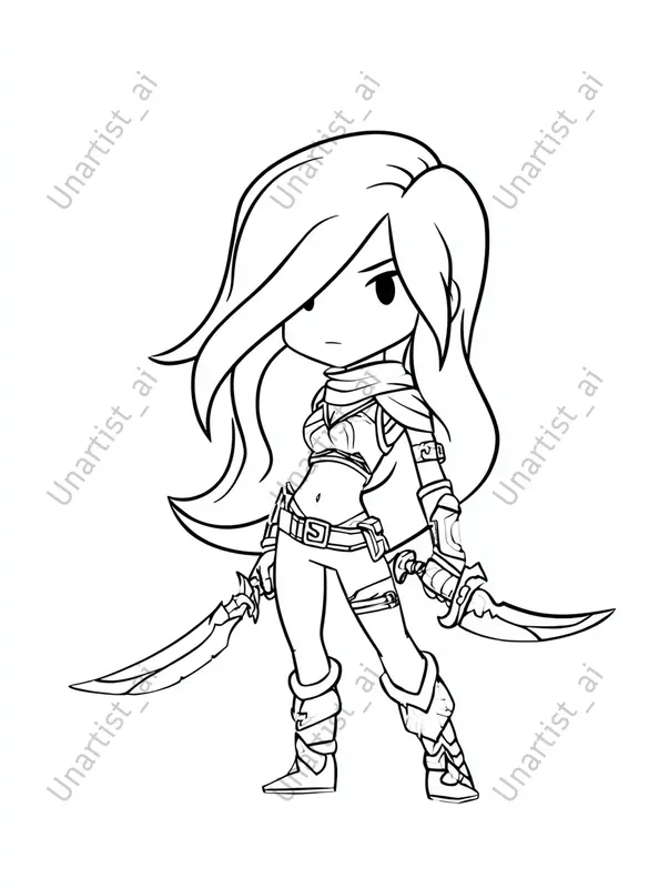 League Of Legends Coloring Book Pages