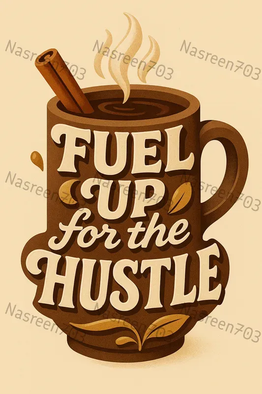 3D Typographic Beverage Poster Templates