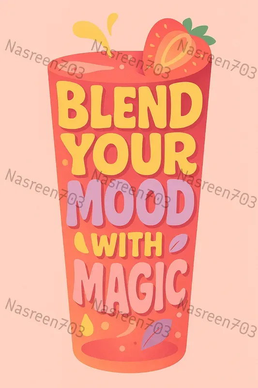 3D Typographic Beverage Poster Templates