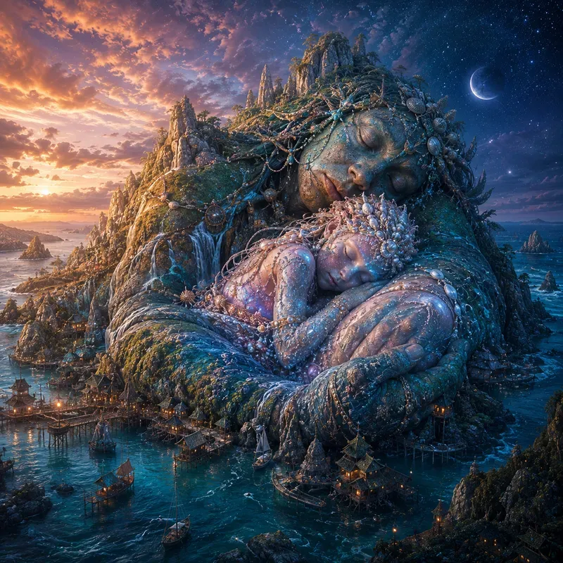 Desert Mothers Slumber