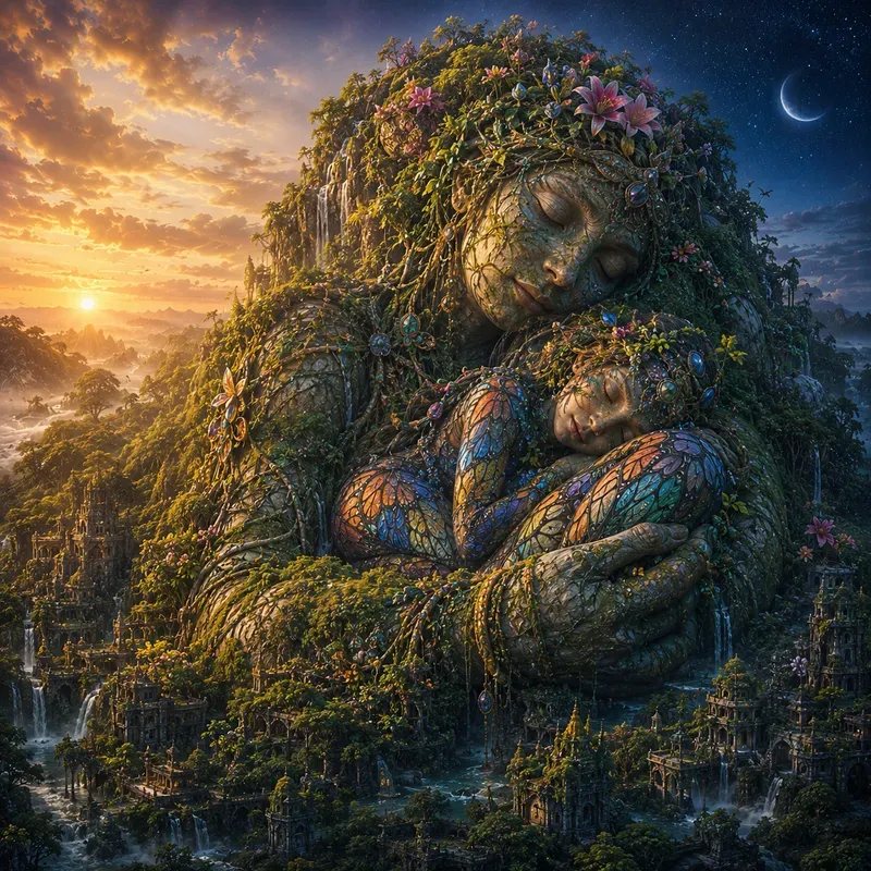 Desert Mothers Slumber