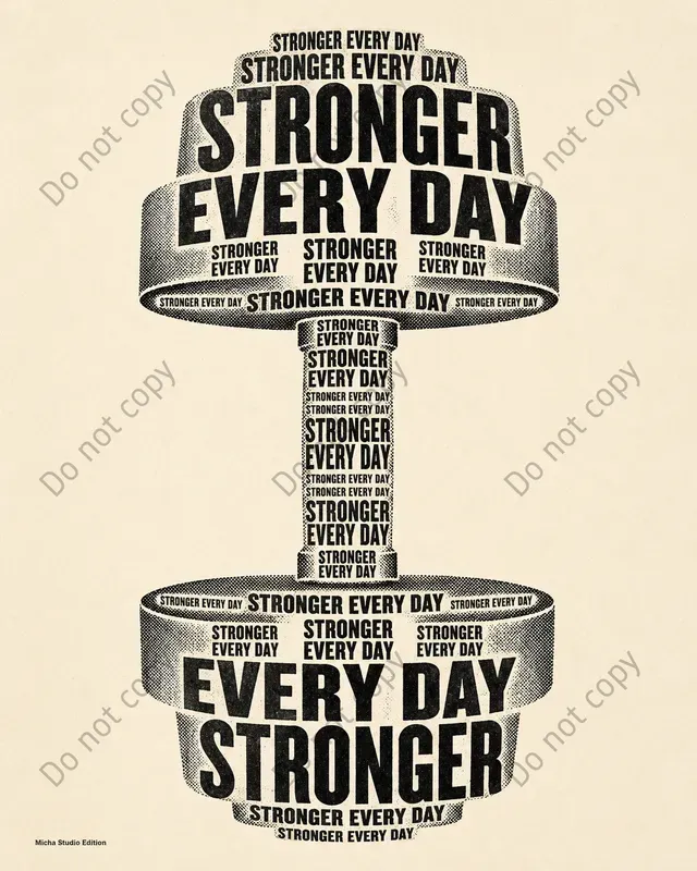 Pop Graphic Quote Silhouette Art