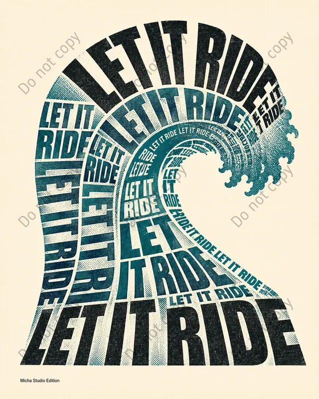 Pop Graphic Quote Silhouette Art