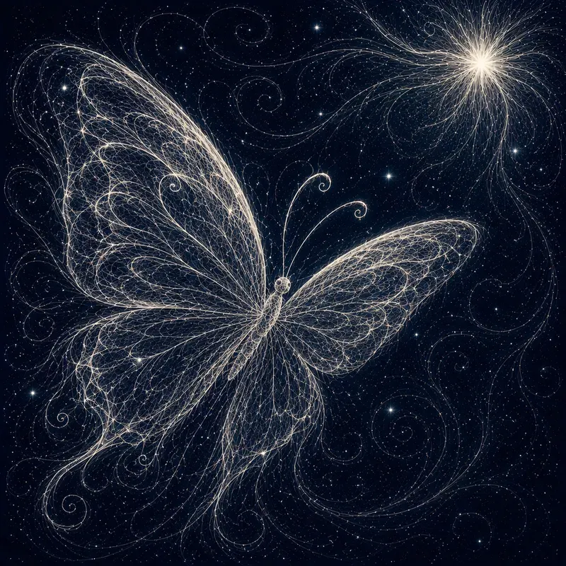 Threads Of Starlight Ethereal Lineart