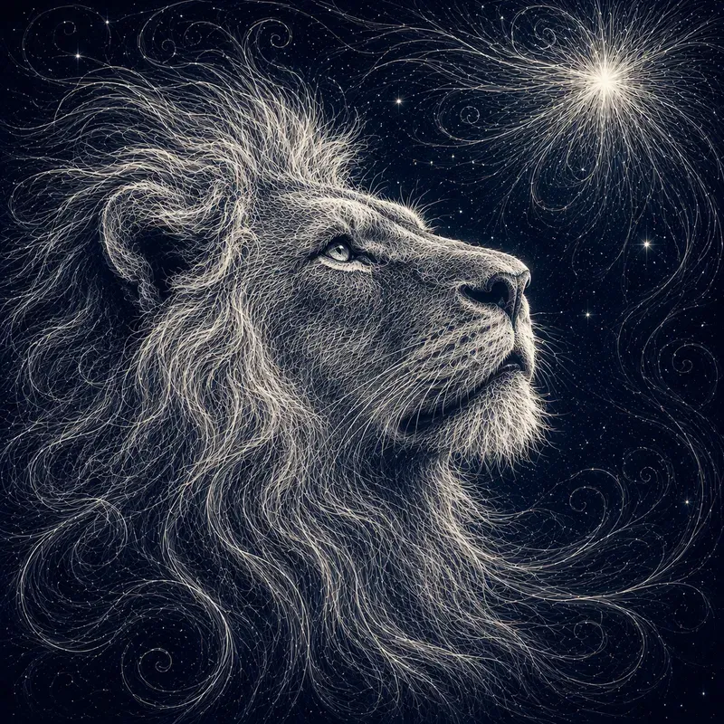 Threads Of Starlight Ethereal Lineart