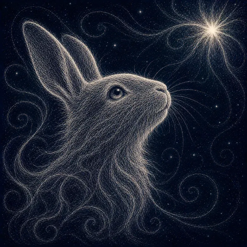 Threads Of Starlight Ethereal Lineart