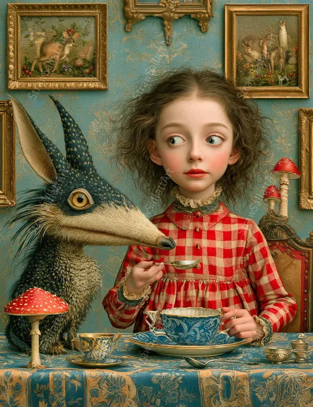 Unusual Fairytale Story Book Paintings