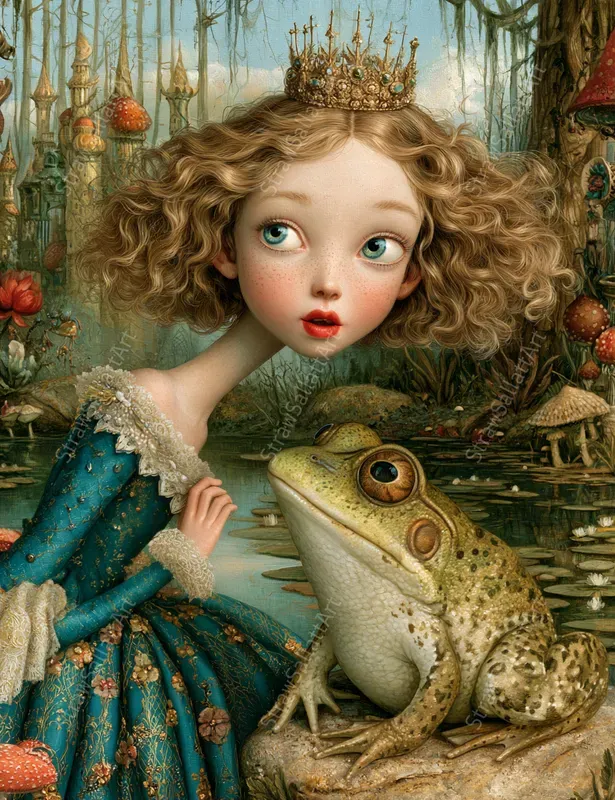 Unusual Fairytale Story Book Paintings