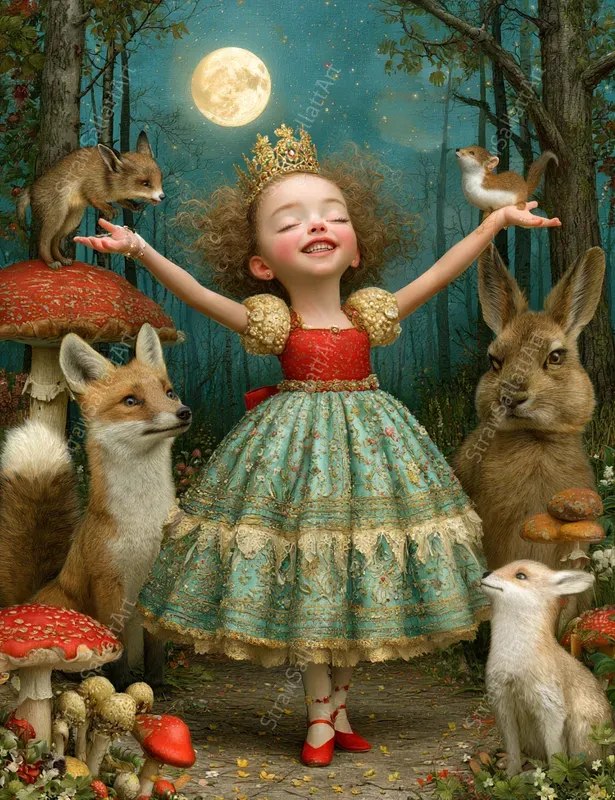 Unusual Fairytale Story Book Paintings