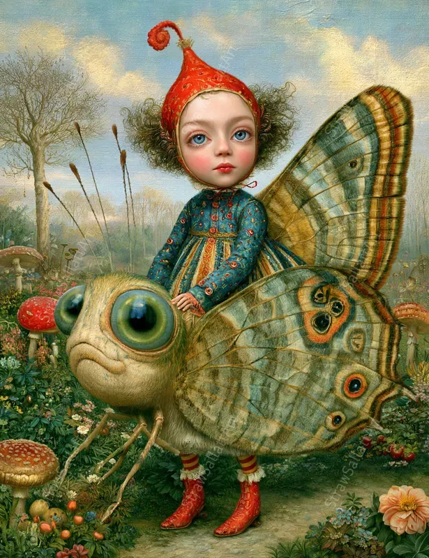 Unusual Fairytale Story Book Paintings