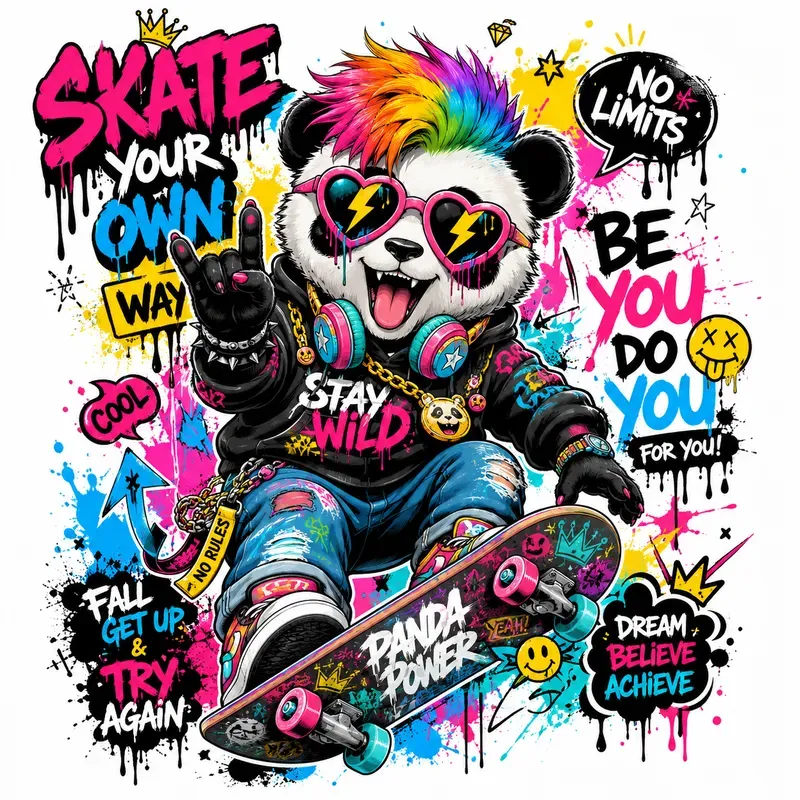 Graffiti Pop Character Art