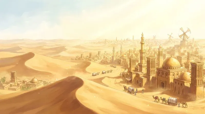 Anime Worldbuilding Background Art