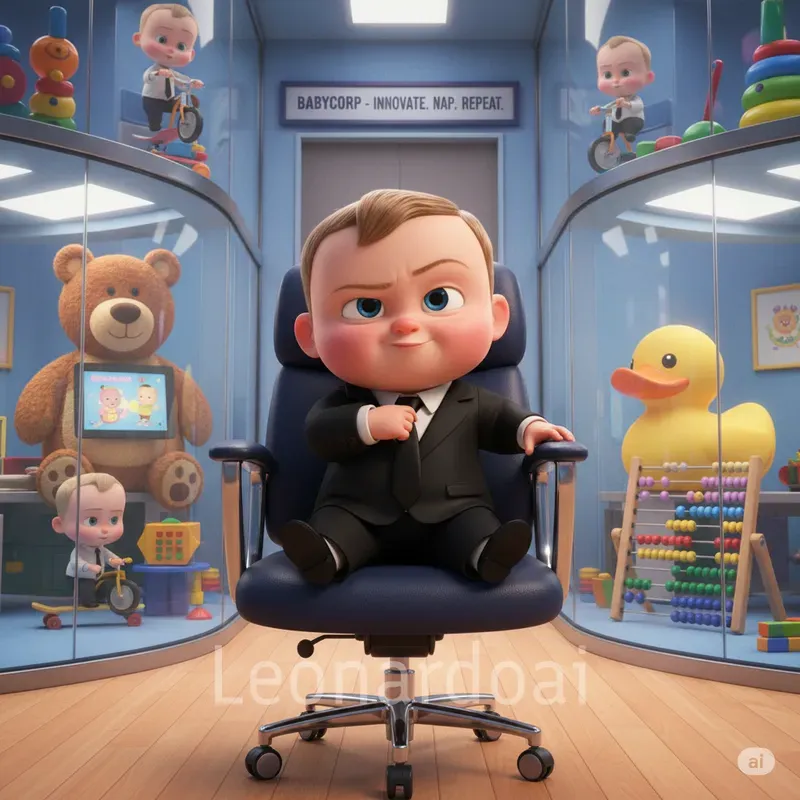 Pixar Boss Baby 3D Scenes