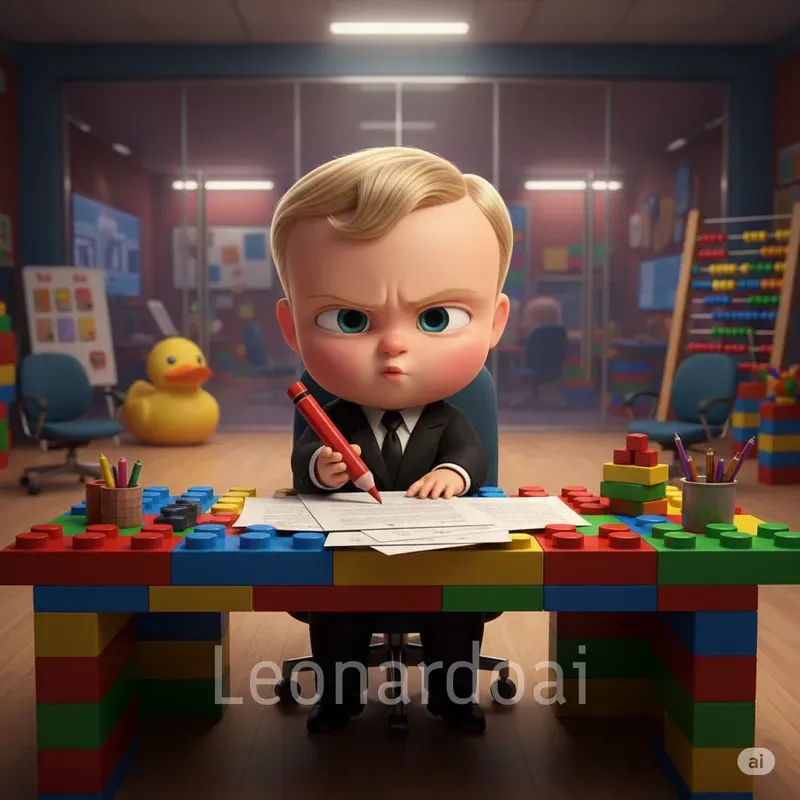 Pixar Boss Baby 3D Scenes
