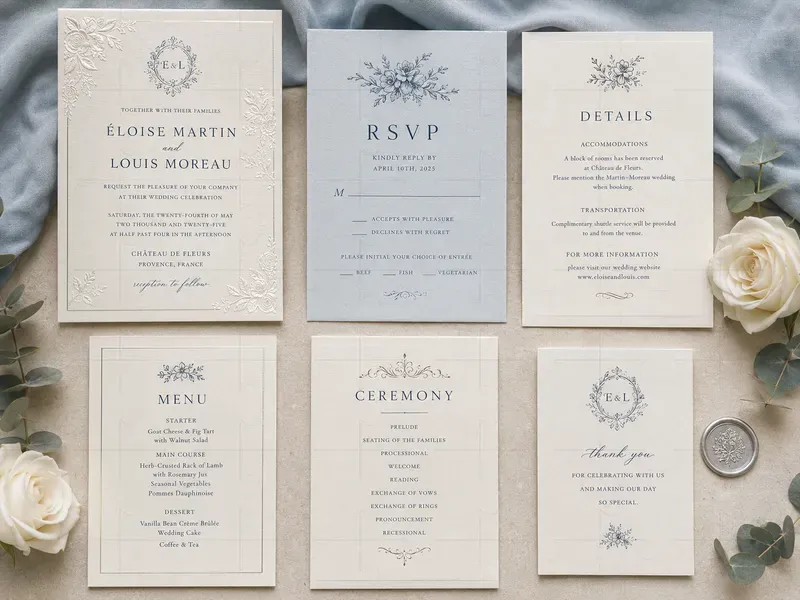 Wedding Stationery Mockup Card Sets Gpts