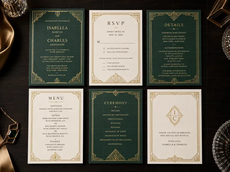 Wedding Stationery Mockup Card Sets Gpts